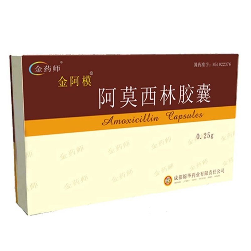 阿莫西林胶囊(锦华)说明书|用法用量|注意事项