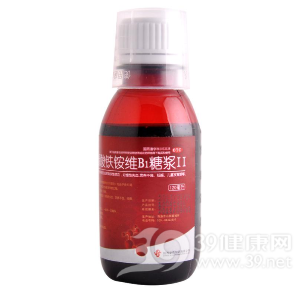枸橼酸铁铵维B1糖浆Ⅱ