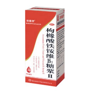 枸橼酸铁铵维B1糖浆Ⅱ