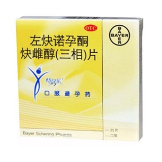 左炔诺孕酮炔雌醇(三相)片(特居乐)说明书|用法用量|注意事项