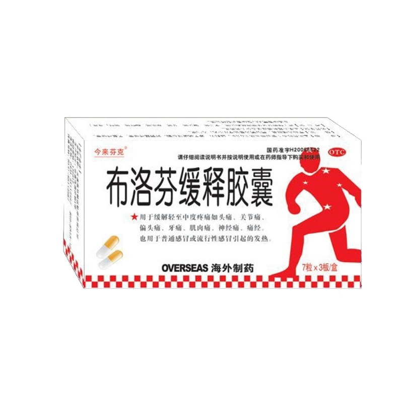 布洛芬缓释胶囊(海外)说明书|用法用量|注意事项