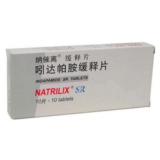 吲达帕胺缓释片(纳催离)说明书|用法用量|注意事项