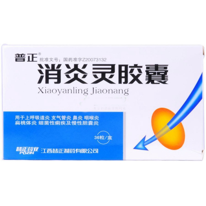 消炎灵胶囊(普正)说明书|用法用量|注意事项
