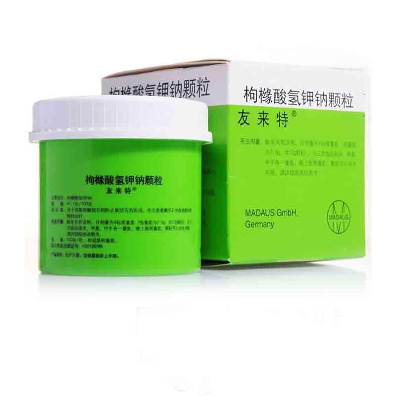 枸橼酸氢钾钠颗粒(友来特)说明书|用法用量|注意事项