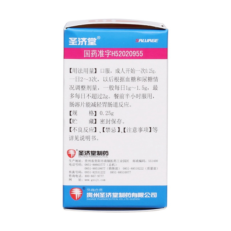 盐酸二甲双胍肠溶片(圣妥)