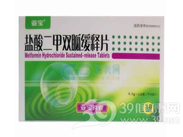 盐酸二甲双胍缓释片说明书|用法用量|注意事项