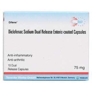 双氯芬酸钠双释放肠溶胶囊(戴芬)